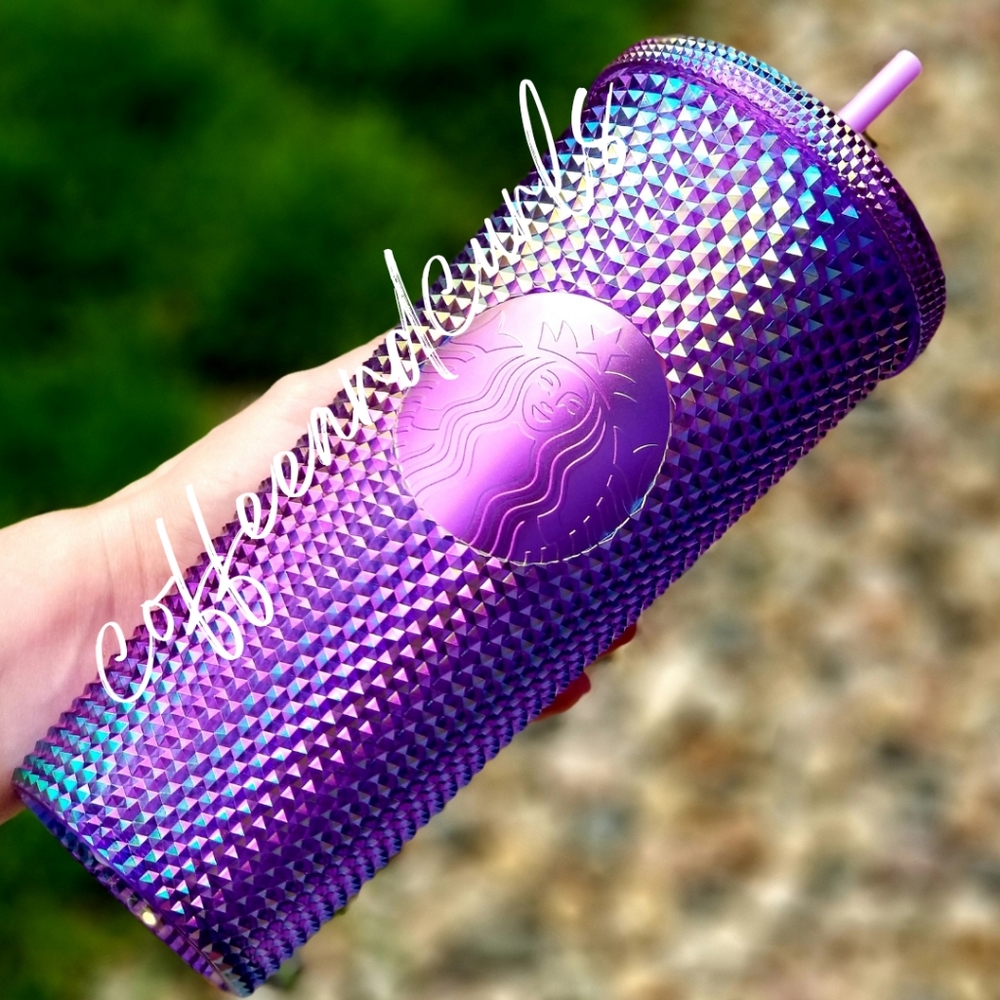 Starbucks Purple Studded Oilslick US 2022 Summer Release Venti NWT